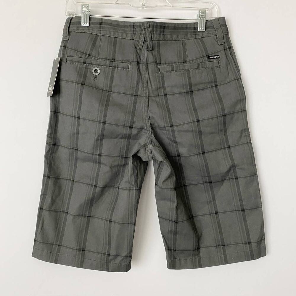Quiksilver Gray Plaid Hybrid Shorts - Picture 3 of 13